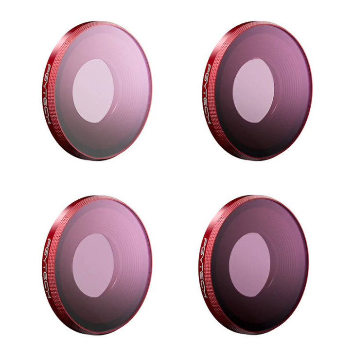 Set filtri ND PGYTECH per DJI Osmo Action 3 (ND 8 16 32 64)