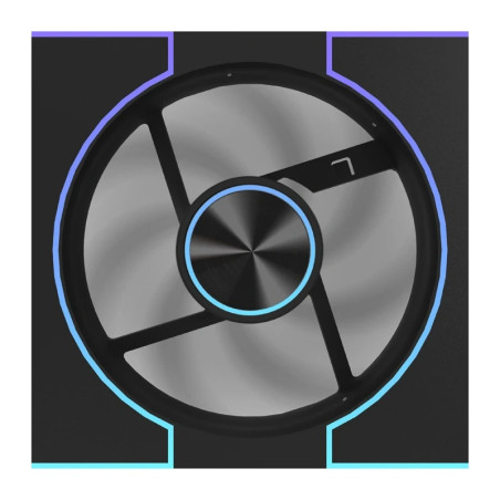 Ventola PC darkFlash DM8 LINE 120mm ARGB PWM Nero