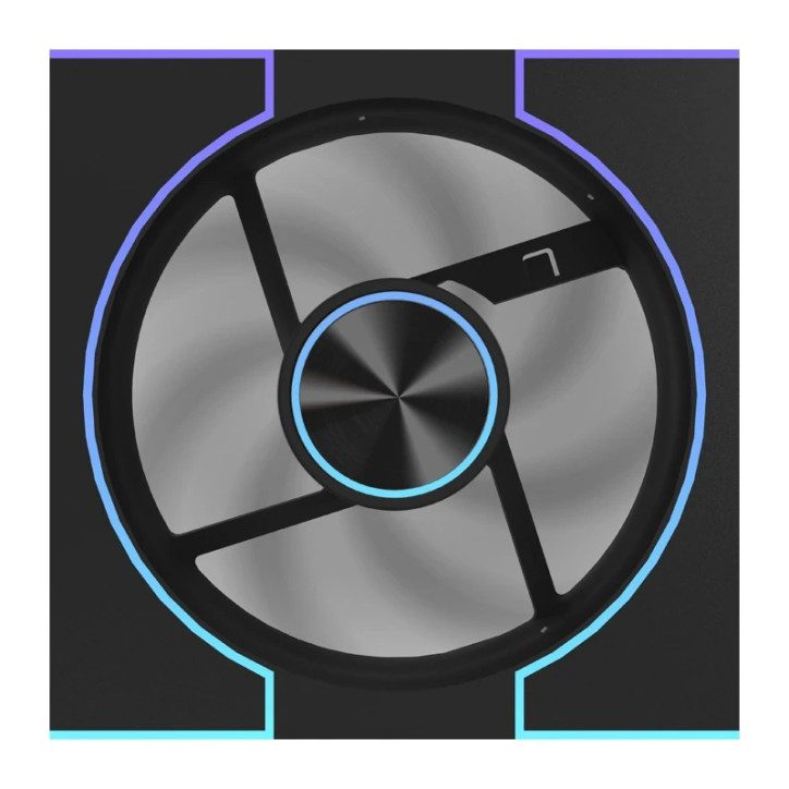 Ventola PC darkFlash DM8 LINE 120mm ARGB PWM Nero