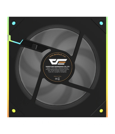 Ventola PC darkFlash DM8 LINE 120mm ARGB PWM Nero