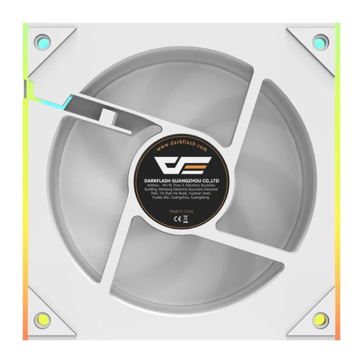 Ventola PC darkFlash DM8 LINE 120mm Bianca ARGB