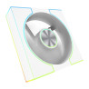 Ventola PC darkFlash DM8 LINE 120mm Bianca ARGB