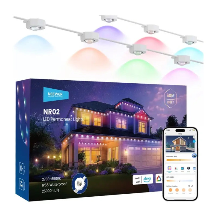 Neewer Lampada da Esterno LED RGB 7.5m Neewer Lampada da Esterno LED RGB 7.5m