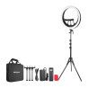 Ring light Neewer RP19H 19 pollici con 3 supporti per smartphone