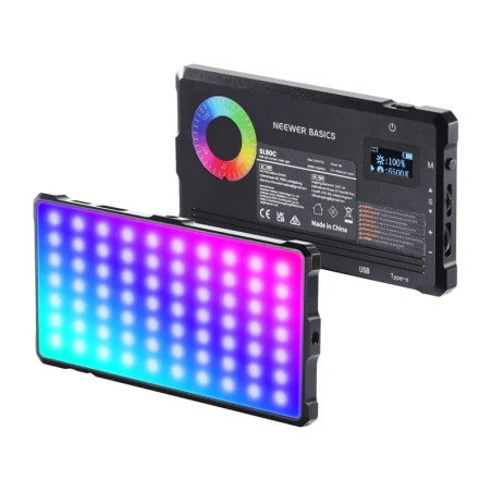 Neewer Basics SL90C Luce LED RGB da Studio 8W 4000mAh