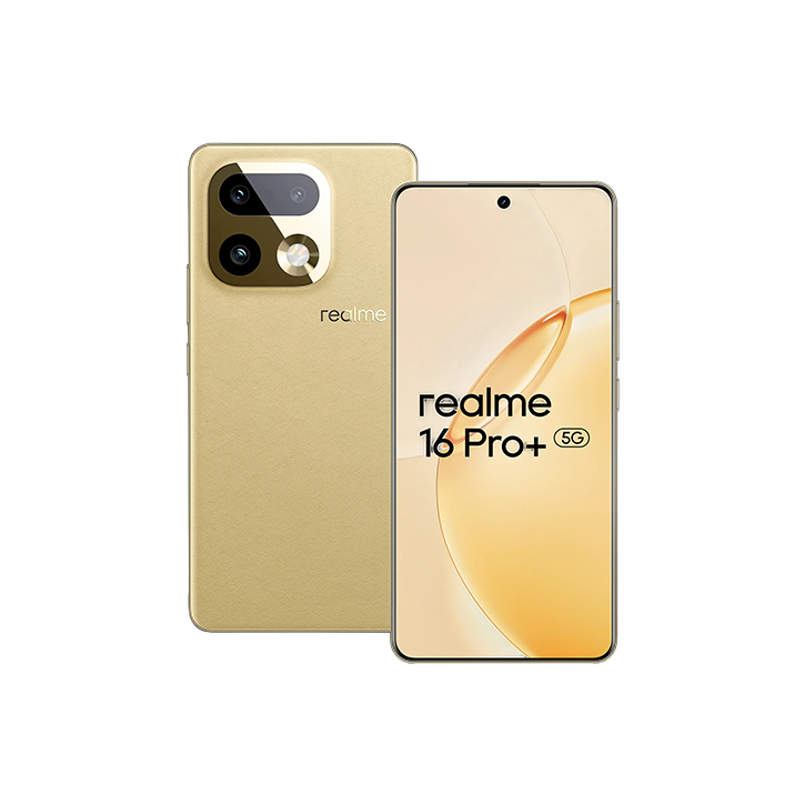 Realme 16 Pro+ 5G 12GB RAM 512GB Master Gold
