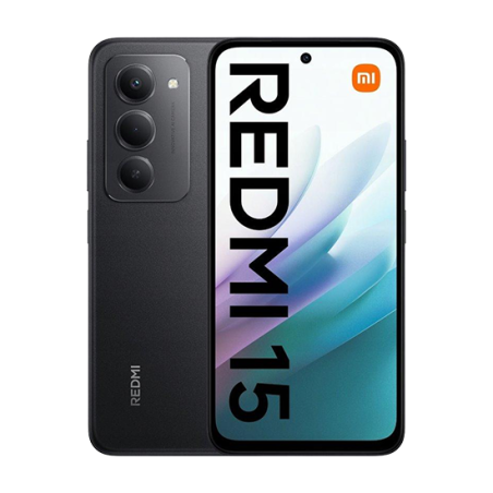 Xiaomi Redmi 15 4G Dual Sim 6GB RAM 128GB - Nero Mezzanotte
