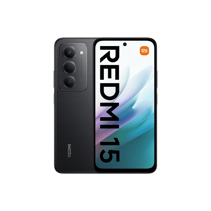 Xiaomi Redmi 15 4G Dual Sim 6GB RAM 128GB - Nero Mezzanotte