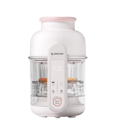 Cuocipappa AMZCHEF CE-F5-CW a vapore e frullatore 300W