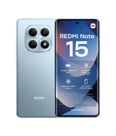 Xiaomi Redmi Note 15 4G 128GB 6GB RAM Blu