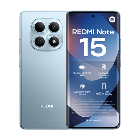 Xiaomi Redmi Note 15 4G 128GB 6GB RAM Blu