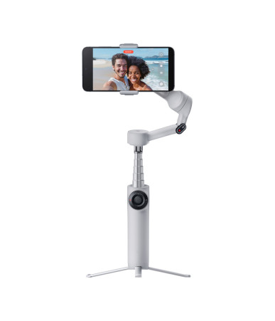 Gimbal per smartphone Insta360 Flow 2 a 3 assi, grigio