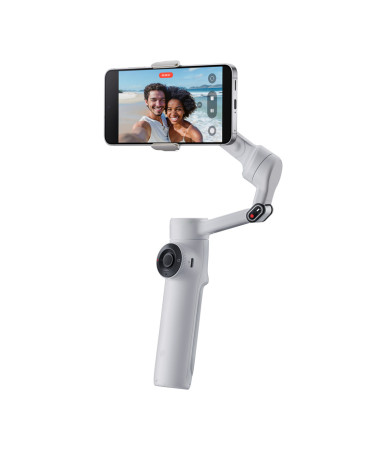 Gimbal per smartphone Insta360 Flow 2 a 3 assi, grigio