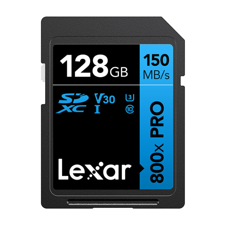 Scheda di memoria Lexar Professional 800x Pro SDXC 128GB Scheda di memoria Lexar Professional 800x Pro SDXC 128GB