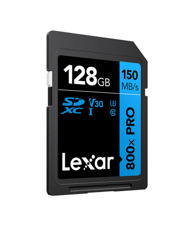 Scheda di memoria Lexar Professional 800x Pro SDXC 128GB