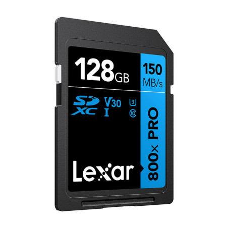 Scheda di memoria Lexar Professional 800x Pro SDXC 128GB