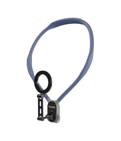 Supporto smartphone da collo magnetico Telesin MNM-002, blu