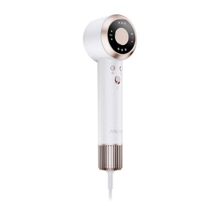 Asciugacapelli ANLAN Platinum Series a ioni plasma e LED rossi