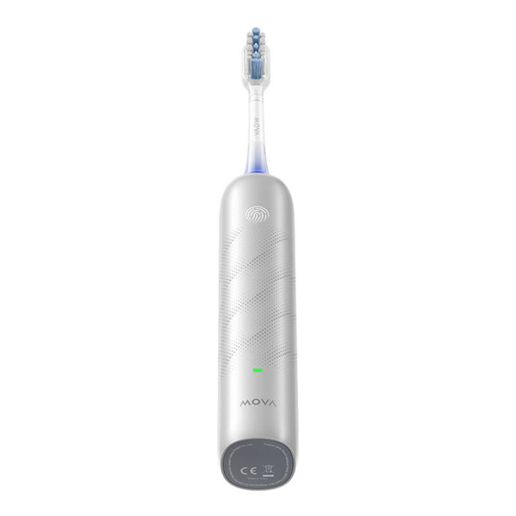 Spazzolino sonico MOVA Fresh Pro con app e ricarica wireless, argento