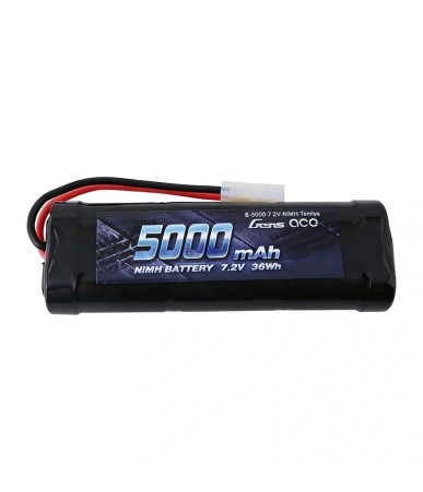 Batteria NiMH Gens ace 5000 mAh 7,2V con connettore Tamiya