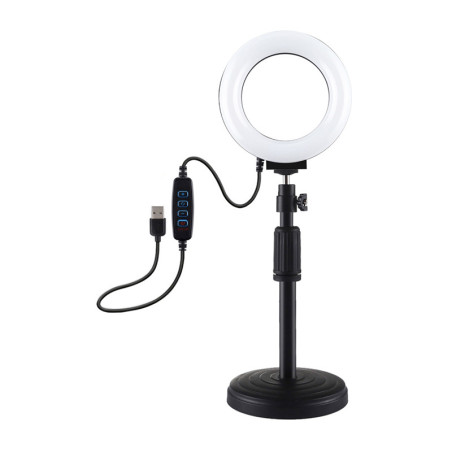 Ring light Puluz PU391 con treppiede regolabile
