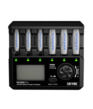 Caricabatterie SkyRC NC2500 Pro AA/AAA