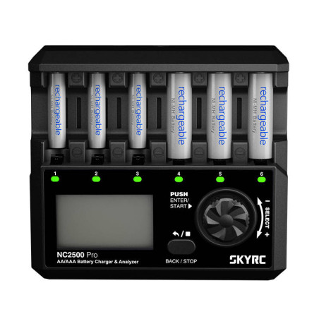 Caricabatterie SkyRC NC2500 Pro AA/AAA