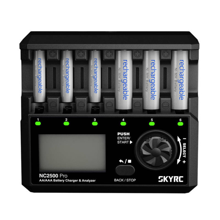 Caricabatterie SkyRC NC2500 Pro AA/AAA