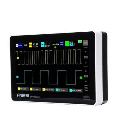 Oscilloscopio tablet FNIRSI 1013D 7" 100MHz 2 canali