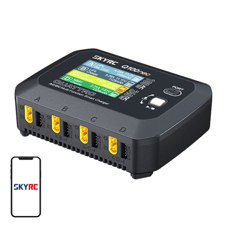 SkyRC Q100neo Caricatore Smart Multifunzione AC/DC