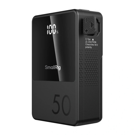 Batteria V-Mount SMALLRIG VB50 mini da 50Wh con display OLED