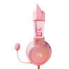 Cuffie Gaming ONIKUMA X15Pro Rosa con Orecchie da Gatto