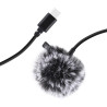 Puluz PU425 Microfono Lavalier USB-C 1.5m con Clip