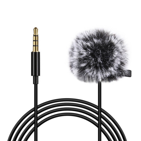 Microfono Jack Puluz 1.5m Jack 3.5mm PU424