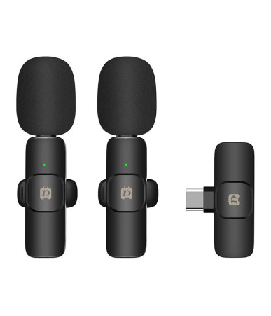 Wireless microphone Puluz PU3151B Lavalier Type C