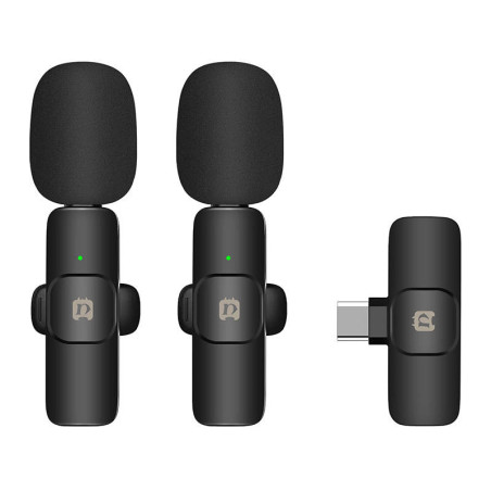 Microfono Wireless Puluz PU3151B Lavalier Type C