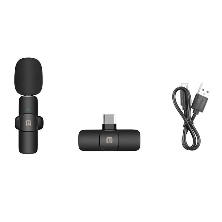 Microfono Wireless Puluz PU3151B Lavalier Type C Microfono Wireless Puluz PU3151B Lavalier Type C