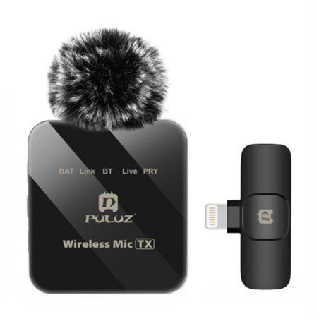Microfono Lavalier Wireless PULUZ PU647B Lightning