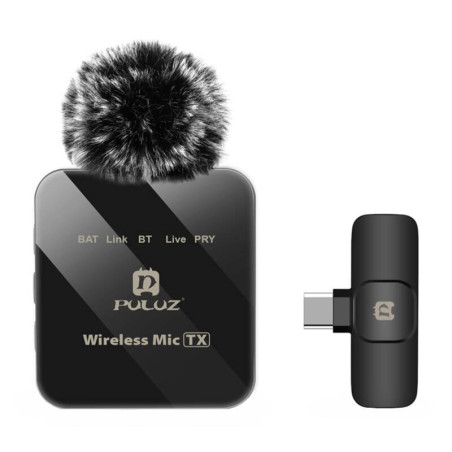 Microfono Lavalier Wireless PULUZ PU648B USB-C