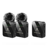 Microfono Lavalier Wireless PULUZ 2 TX + 1 RX