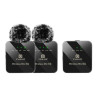 Microfono Lavalier Wireless PULUZ 2 TX + 1 RX