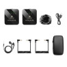 Microfono Lavalier Wireless PULUZ 2 TX + 1 RX