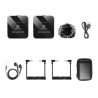 Microfono Lavalier Wireless PULUZ 1 TX + 1 RX