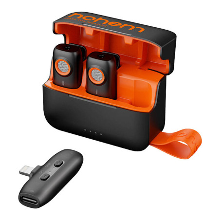 Hohem Microfono Wireless (2TX + 1RX + Charging Case)