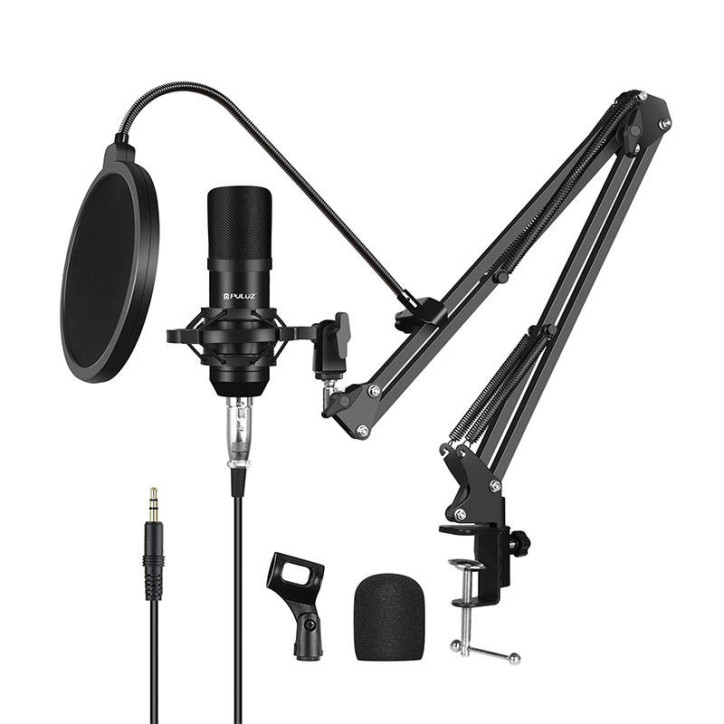 Microfono Condensatore Puluz PU612B Studio Broadcast