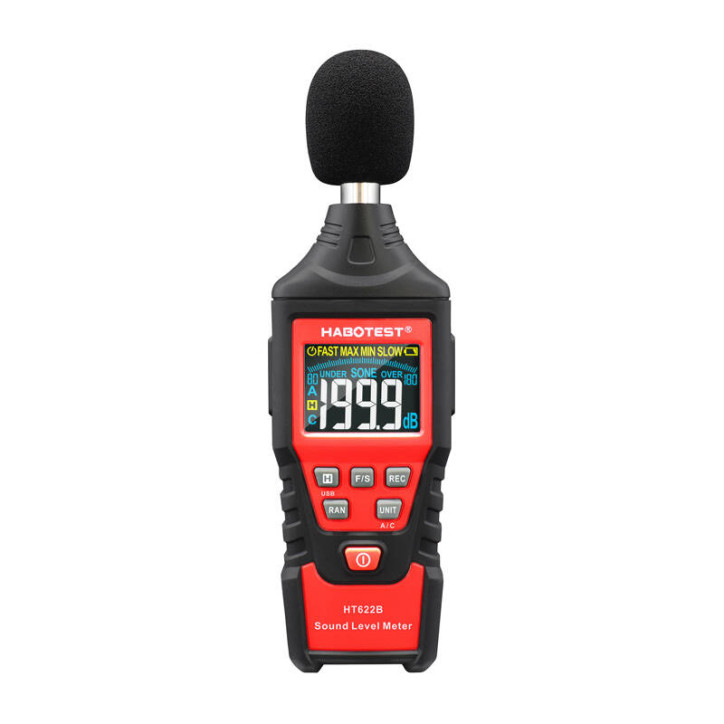 Digital decibel meter Habotest HT622B USB A/C Digital decibel meter Habotest HT622B USB A/C