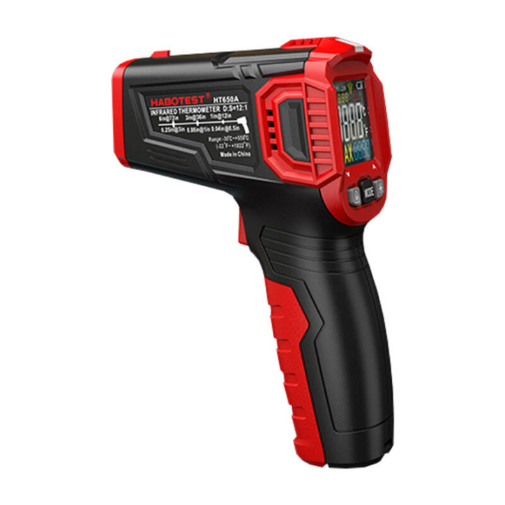 Termometro Laser a Infrarossi Habotest HT650B -30°C a 550°C