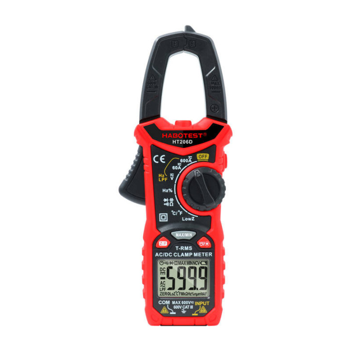 Digital Clamp Meter Habotest HT206D True RMS , NCV, LPF Digital Clamp Meter Habotest HT206D True RMS , NCV, LPF