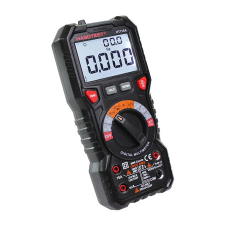 Multimetro Digitale Habotest HT118A True RMS NCV con Torcia