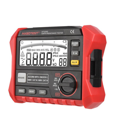 Misuratore di Resistenza di Terra Digitale Habotest HT2302